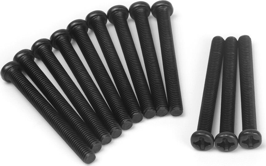 Pan Head Screws 3×30mm (12pcs) - 540459 - Blackzon