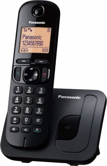 Panasonic - Trådløs Fastnet Telefon - Kx-tgc210 - Sort