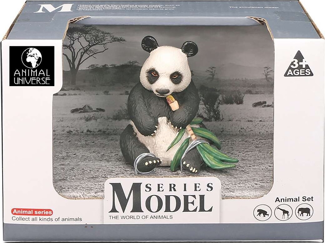 Panda Figur - Model Series - Animal Universe - 16x9,5x11 Cm