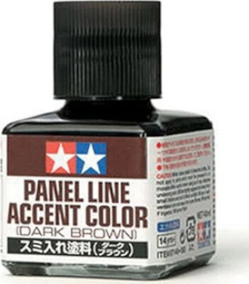 Tamiya - Panel Line Accent Color - Dark Brown - Emalje Maling - 87140