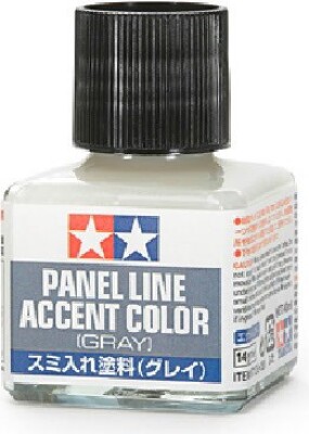 Tamiya - Panel Line Accent Color - Grey - Emalje Maling - 87133