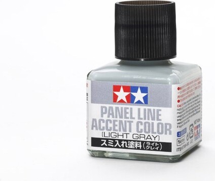 Tamiya - Panel Line Accent Color - Light Grey - Emalje Maling - 87189