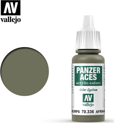 Vallejo - Panzer Aces - Afrikakorps Tanker Mat - 17 Ml - 70336