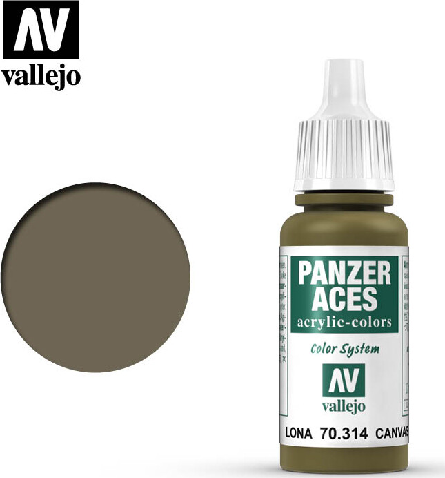 Vallejo - Panzer Aces - Canvas Mat - 17 Ml - 70314