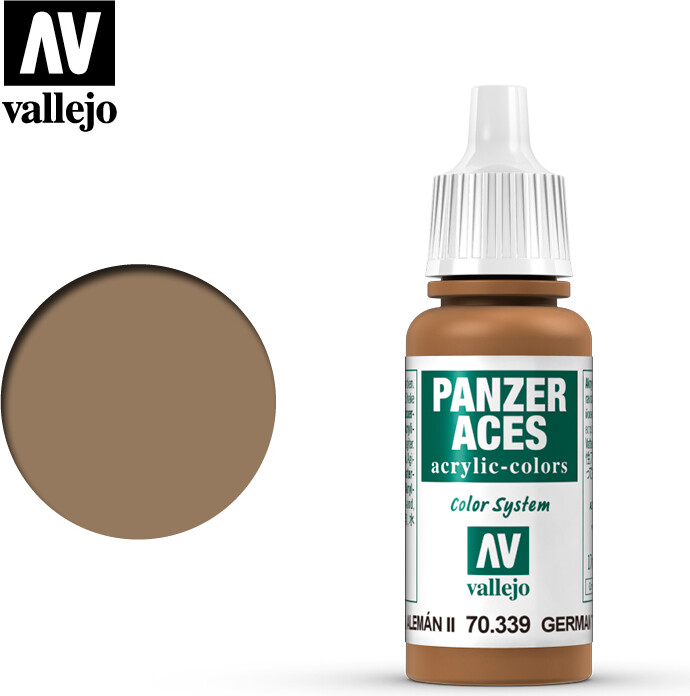 Vallejo - Panzer Aces - Feldgrey Ii Highlights Mat - 17 Ml - 70339