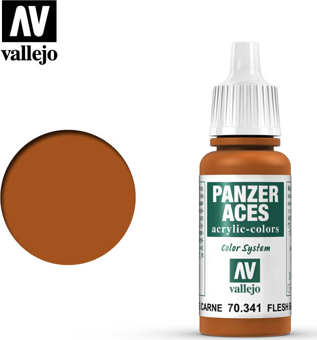 Vallejo - Panzer Aces - Flesh Base Mat - 17 Ml - 70341