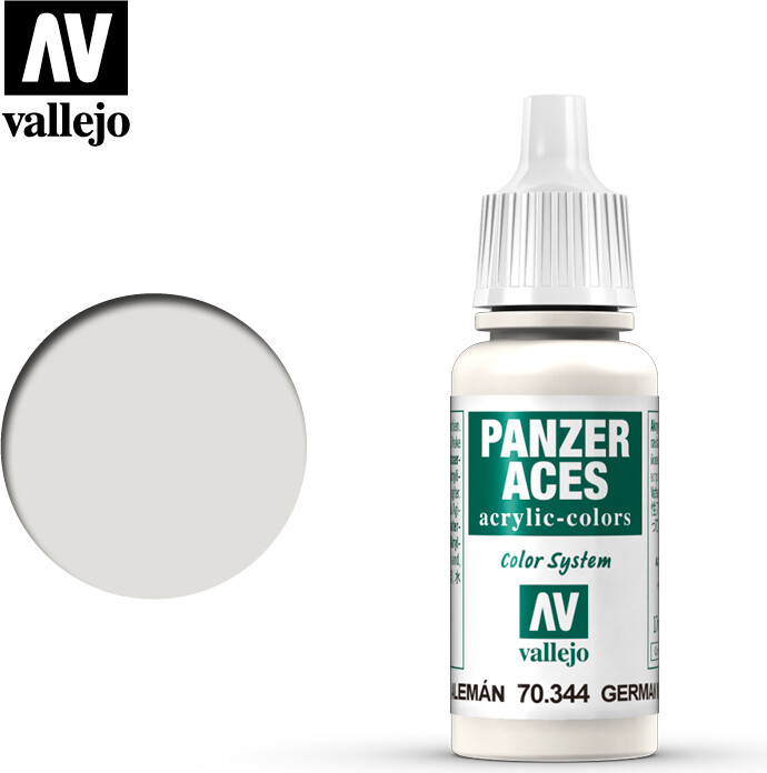 Vallejo - Panzer Aces - German Tanker White Mat - 17 Ml - 70344