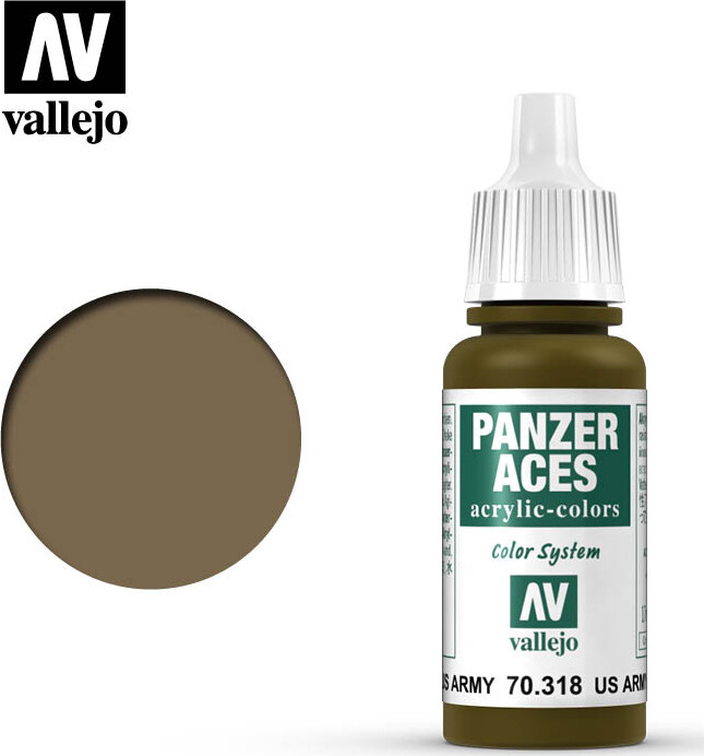 Vallejo - Panzer Aces - Us Army Tanker Mat - 17 Ml - 70318