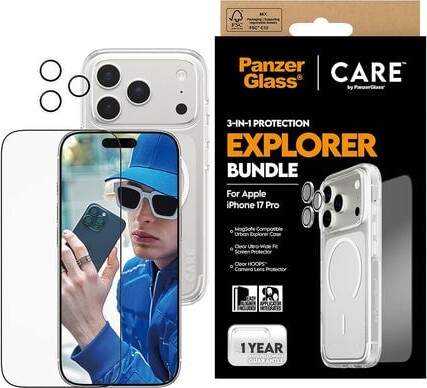 Care By Panzerglass - Iphone 17 Pro - 3-in-1 Explorer Bundle
