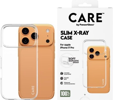 Care By Panzerglass - Iphone 17 Pro - Slim X-ray Case - Transparent