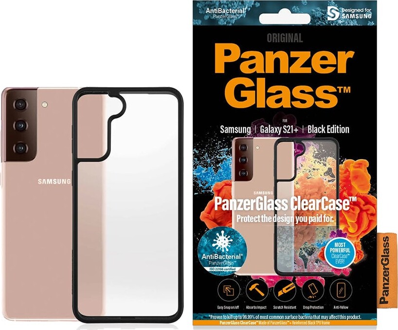 Panzerglass - Clearcase Blackframe Galaxy S21+s