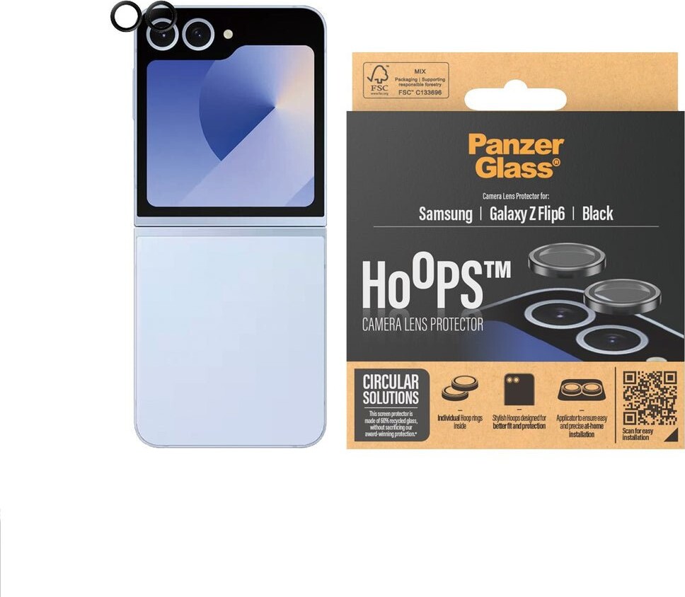 Panzerglass - Hoops - Samsung Galaxy Z Flip6 - Linsebeskyttelse