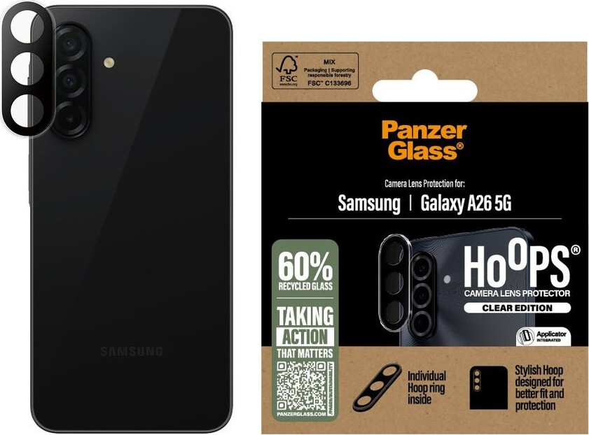 PanzerGlass Hoops™ Transparent Lens Protector Samsung Galaxy A26 5G
