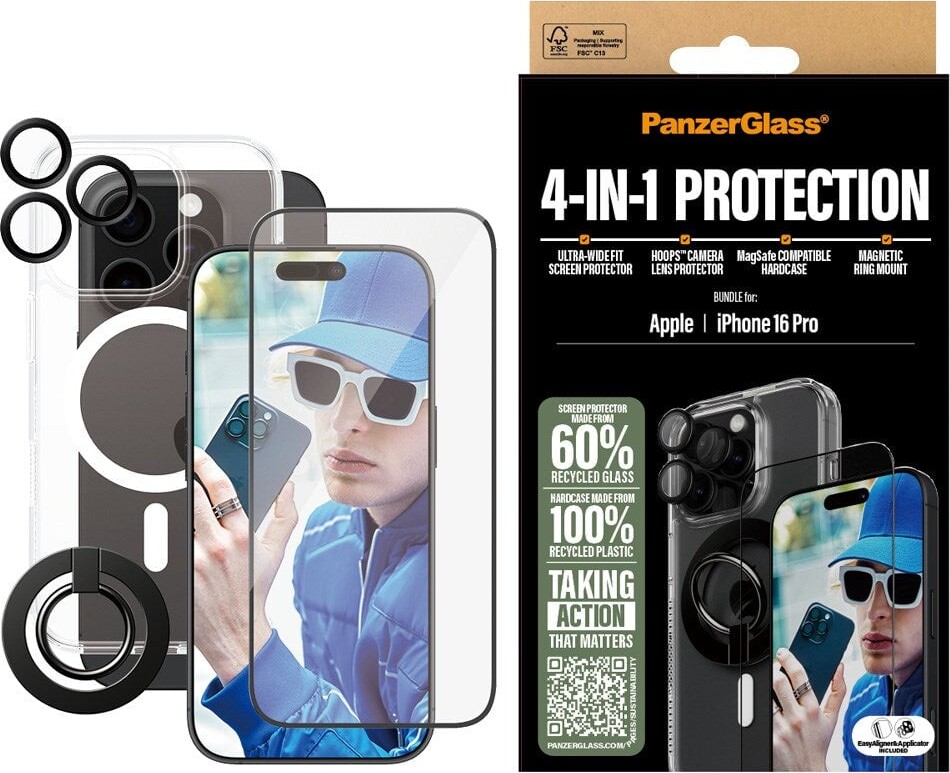 Panzerglass - Iphone 16 Pro 6.3'' Pro 4-in-1 Protection Bundle