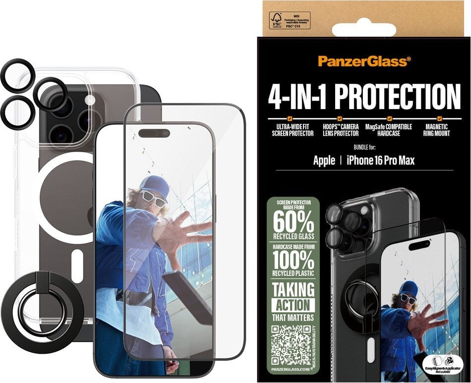 Panzerglass - Iphone 16 Pro Max 6.9'' 4-in-1 Protection Bundle