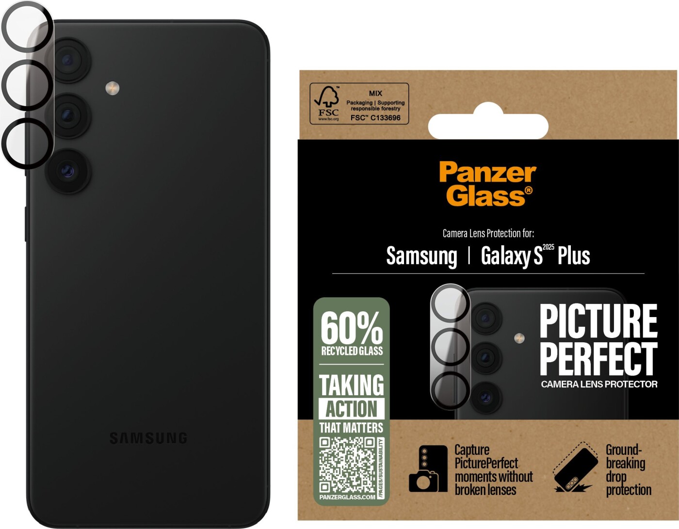 Panzerglass - Pictureperfect Lens Protector Galaxy S 2025 Plus