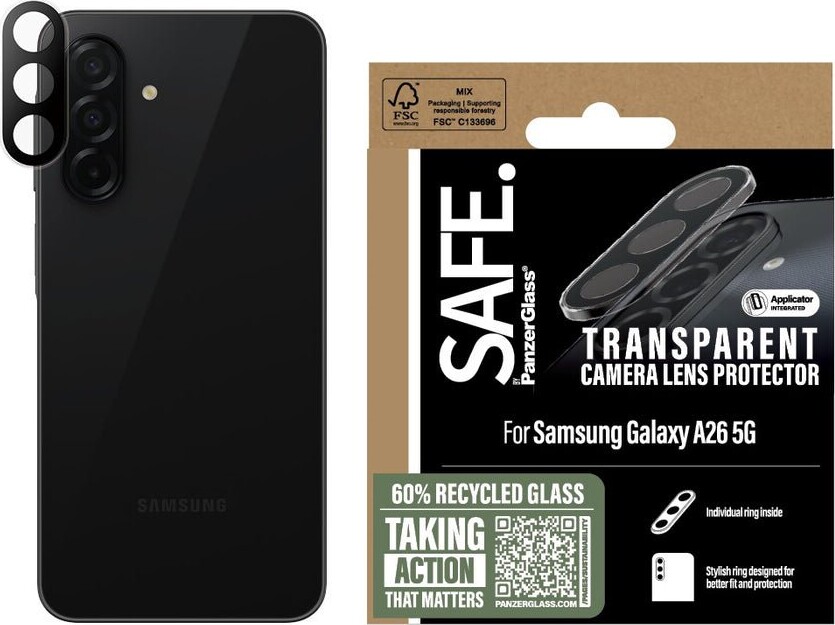 SAFE by PanzerGlass Camera Lens Protector Transparent Samsung Galaxy A26 5G