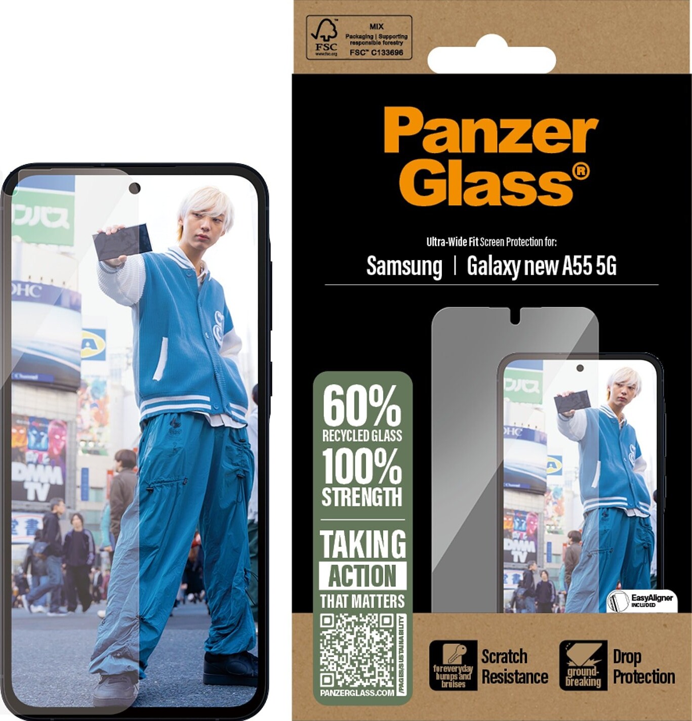 Panzerglass - Galaxy New A55 5g Ultra - Uwf - Skærmbeskyttelse