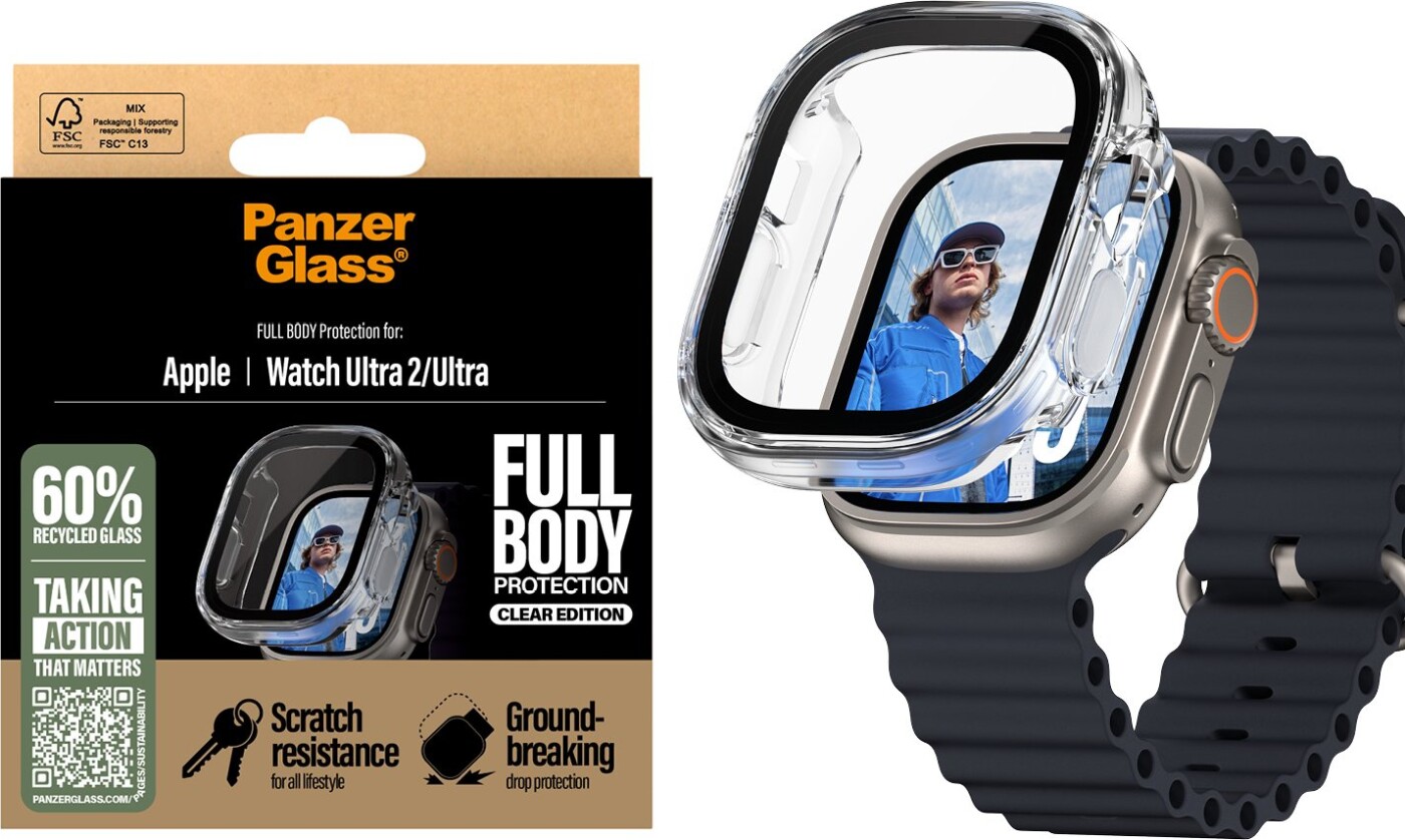 Panzerglass - Skærmbeskytter - Apple Watch Ultra 3 - Fullbody - Transparrent