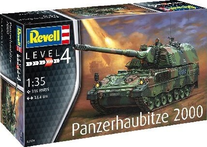 Billede af Revell - Panzerhaubitze 2000 Tank Byggesæt - 1:35 - Level 4 - 03279
