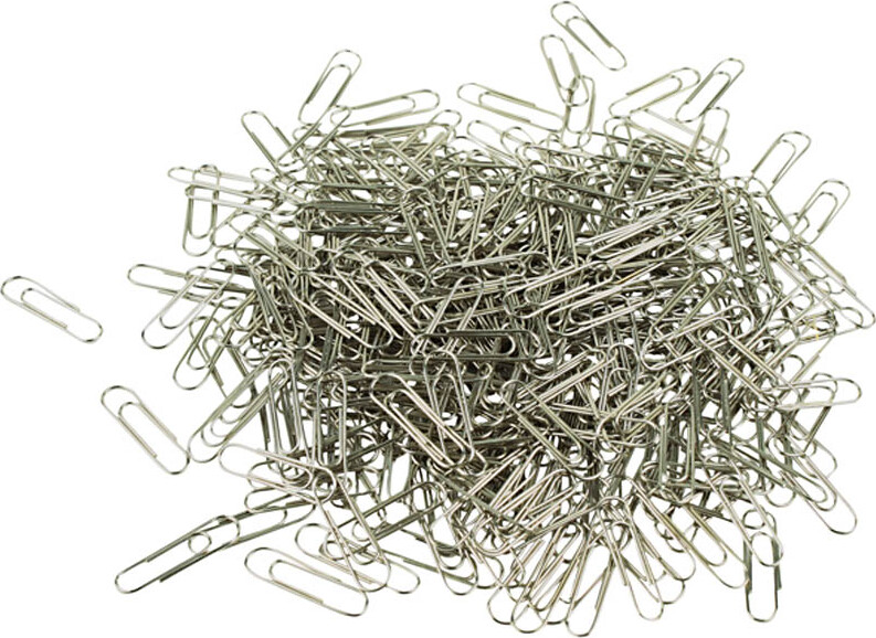 Papirclips - L 28 Mm - 1000 Stk. billede