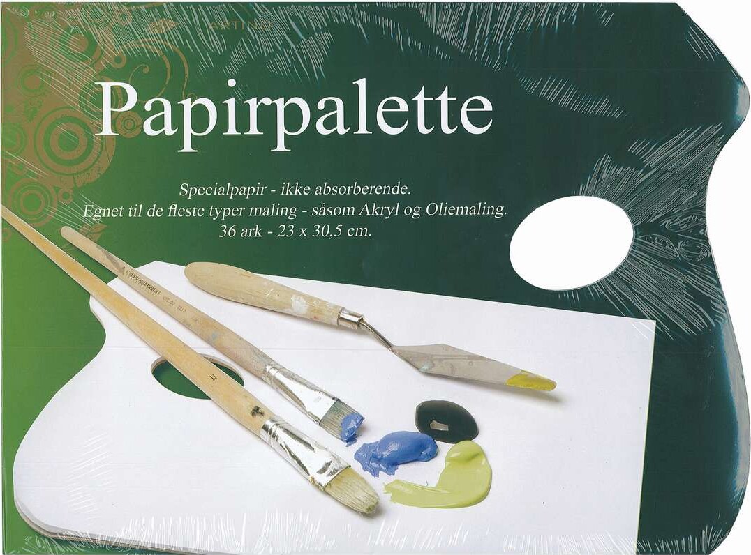 Papirpalette 23x30,5cm 36 Ark - Artino