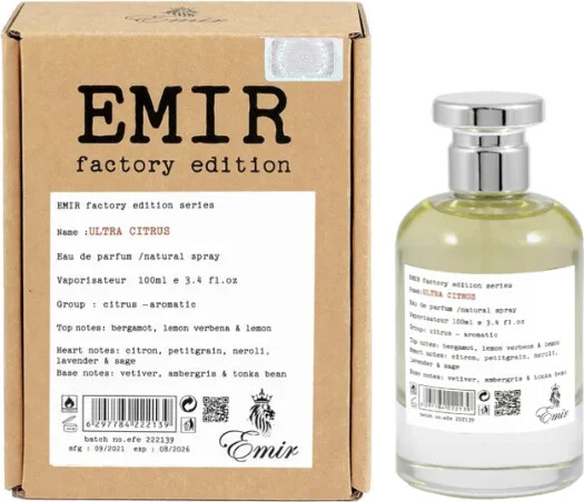 Paris Corner Emir Factory Edition Ultra Citrus Eau de Parfum 100 ml