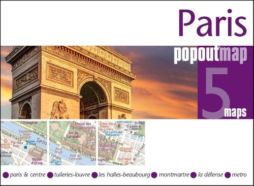 Paris Popout Maps - Popout Map - English Book