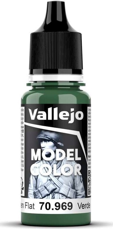 Vallejo - Model Color - Park Green Flat Mat - 17-18 Ml - 70969