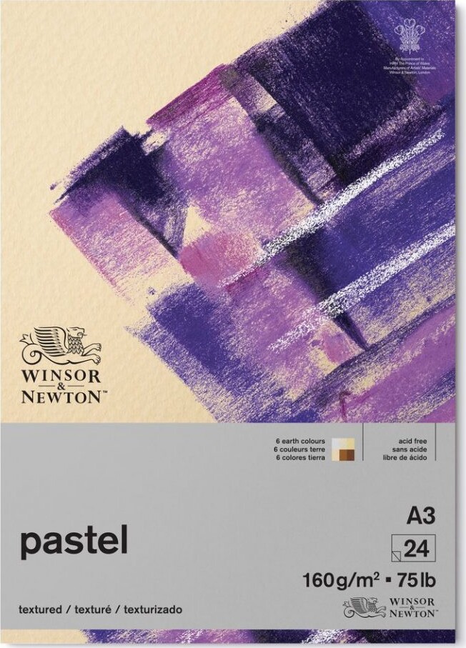 Se Pastel Papir - Earth Colours - A3 - 24 Sider - Winsor & Newton hos Gucca.dk