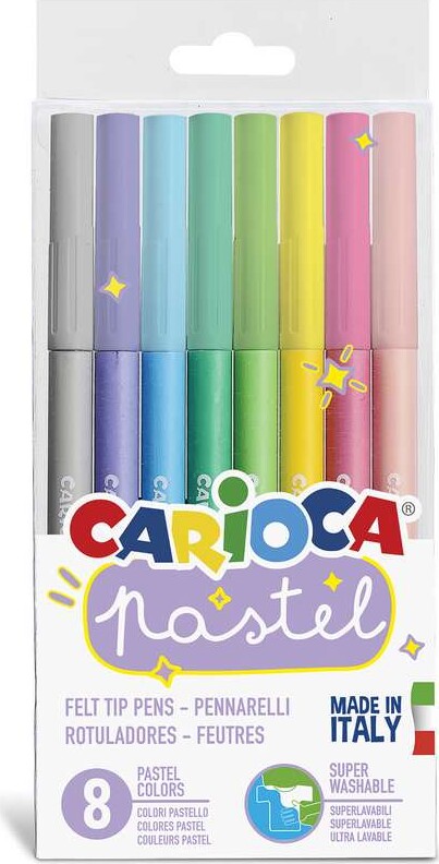 Carioca - Pastel Tusser - 8 Farver