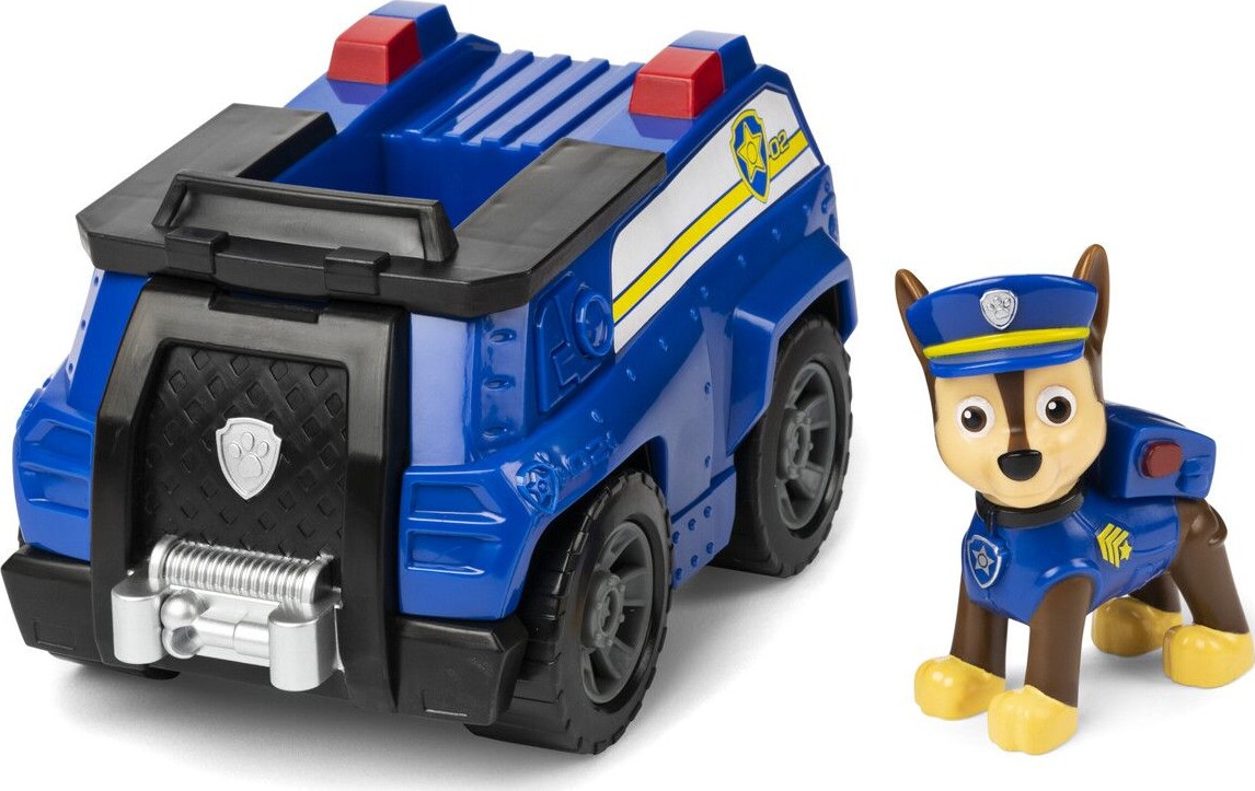 Se Paw Patrol - Chase Patrol Cruiser Basic Køretøj Med Figur hos Gucca.dk