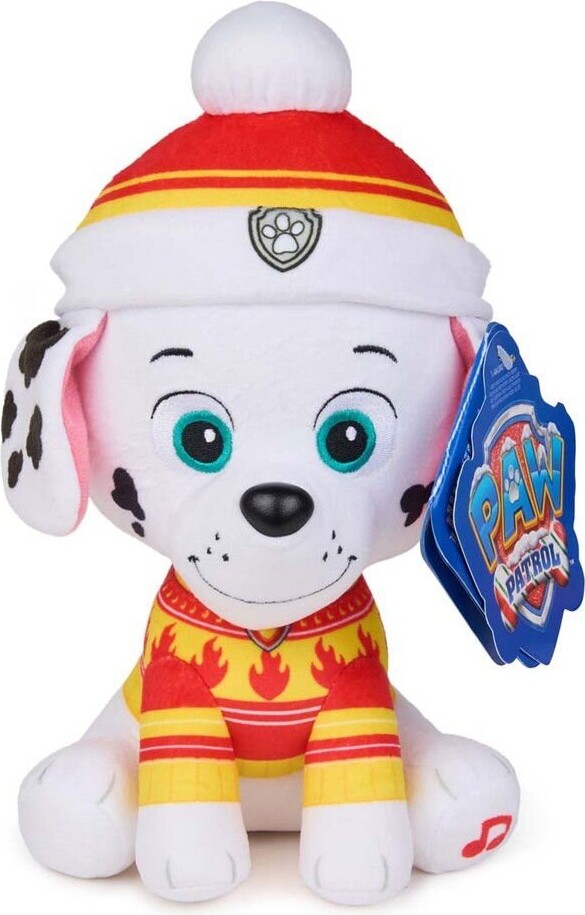 Paw Patrol Bamse m. Musik - Holiday Music - 20 cm - Marshall