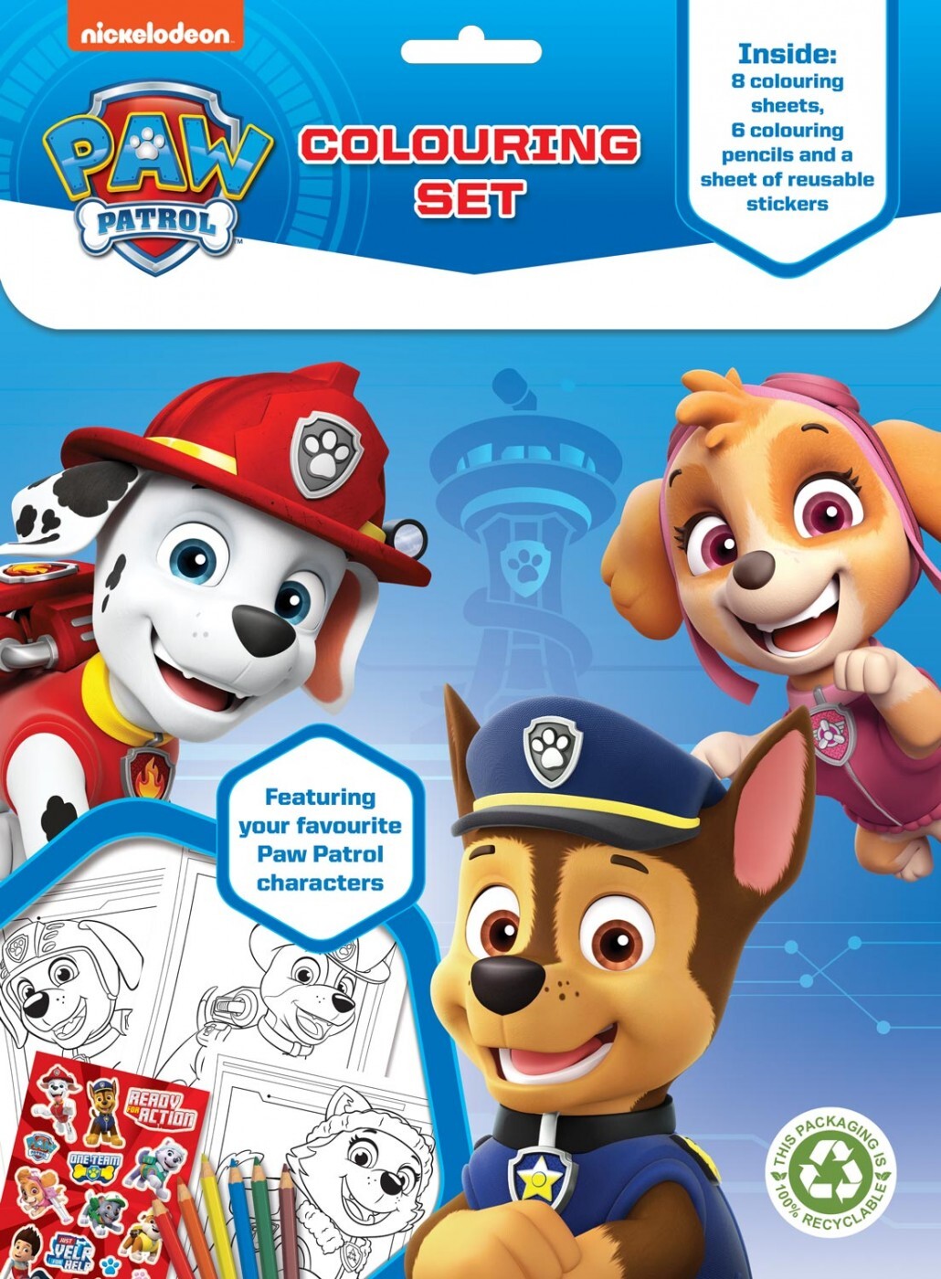 Paw Patrol Coloring Set - Alligator