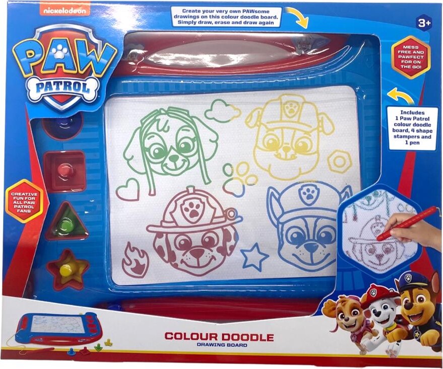 Paw Patrol - Tegnetavle Med Stempler