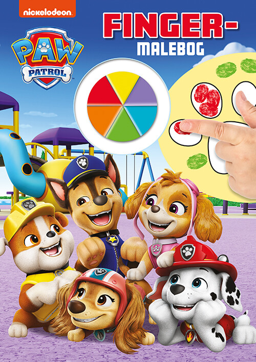 Paw Patrol - Fingermalebog - Bog