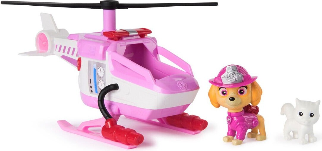 Paw Patrol - Fire Rescue Skye Rescue Fire Chopper - Legesæt
