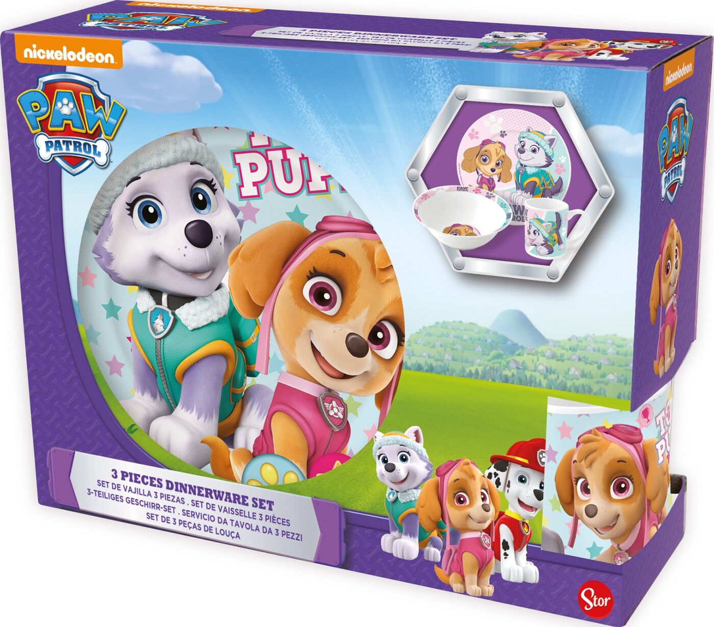 Paw Patrol - Gavesæt Med 3 Dele