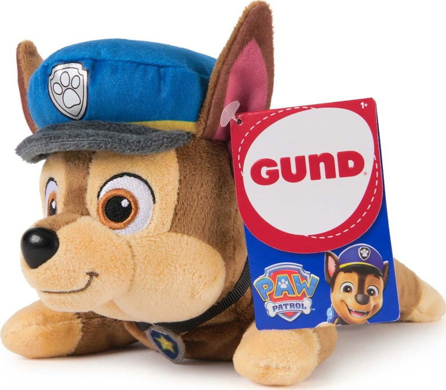 Paw Patrol Bamse - Chase - 20 Cm - Gund - Hat & Halsbånd