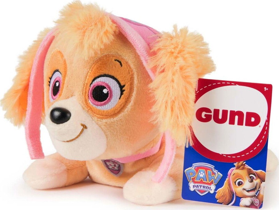 Paw Patrol Bamse - Skye - 20 Cm - Gund - Hat & Halsbånd