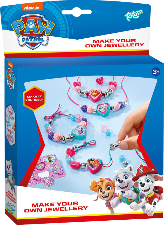 Paw Patrol - Diy Smykkesæt Til Børn