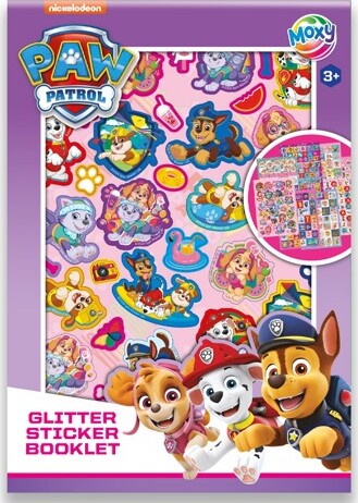 Paw Patrol, Klistermærker Med Glitter