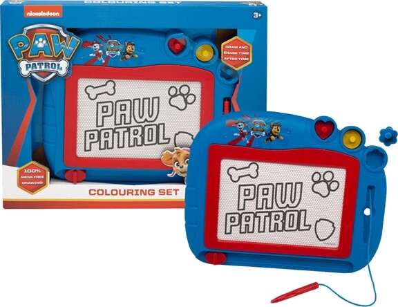 Paw Patrol - Magnetisk Tegnetavle Med Stempler