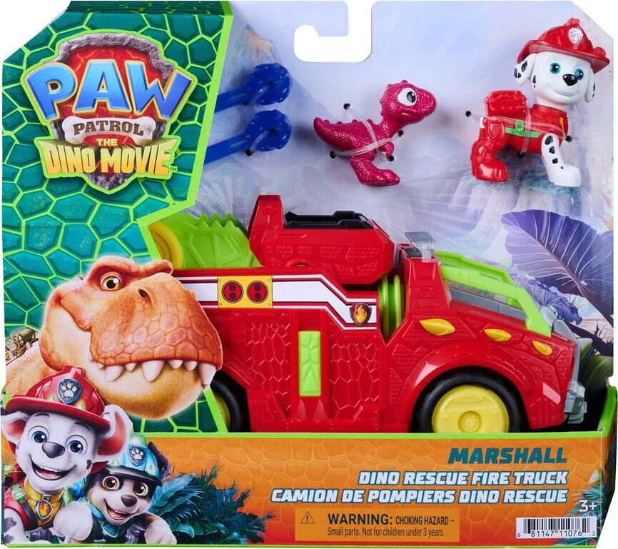 Paw Patrol - Movie 3 Dino Theme Vehicle Marshall (6075757)