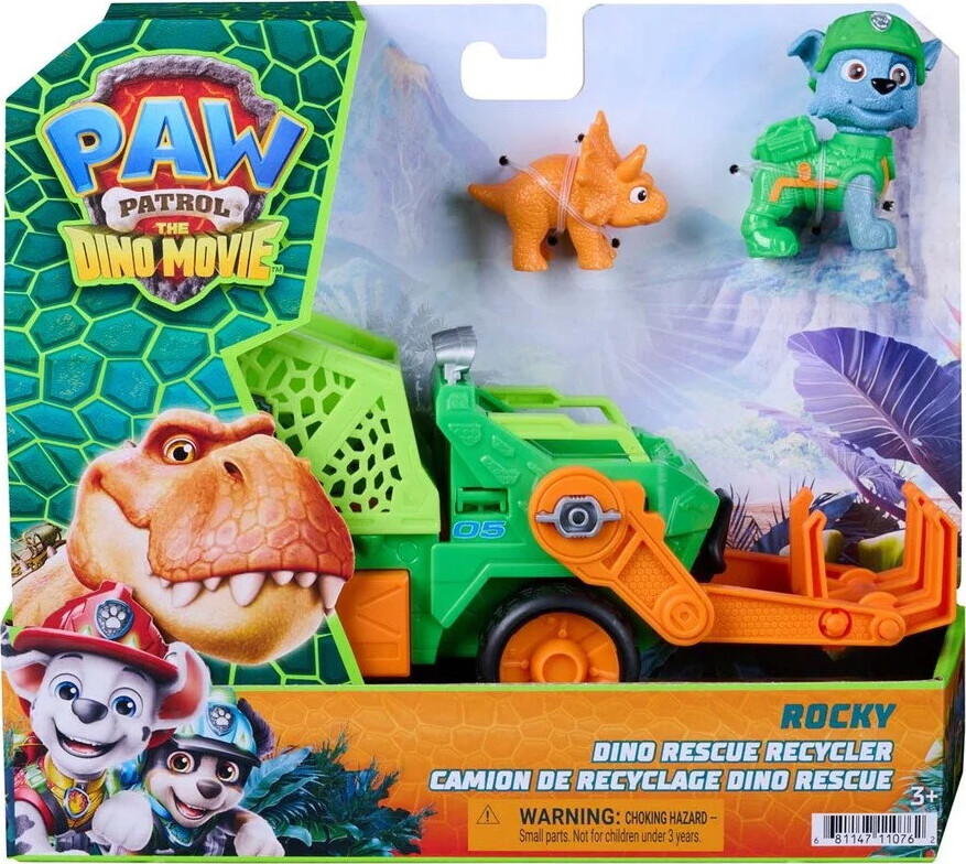 Paw Patrol - Movie 3 Dino Theme Vehicle Rocky (6075772)