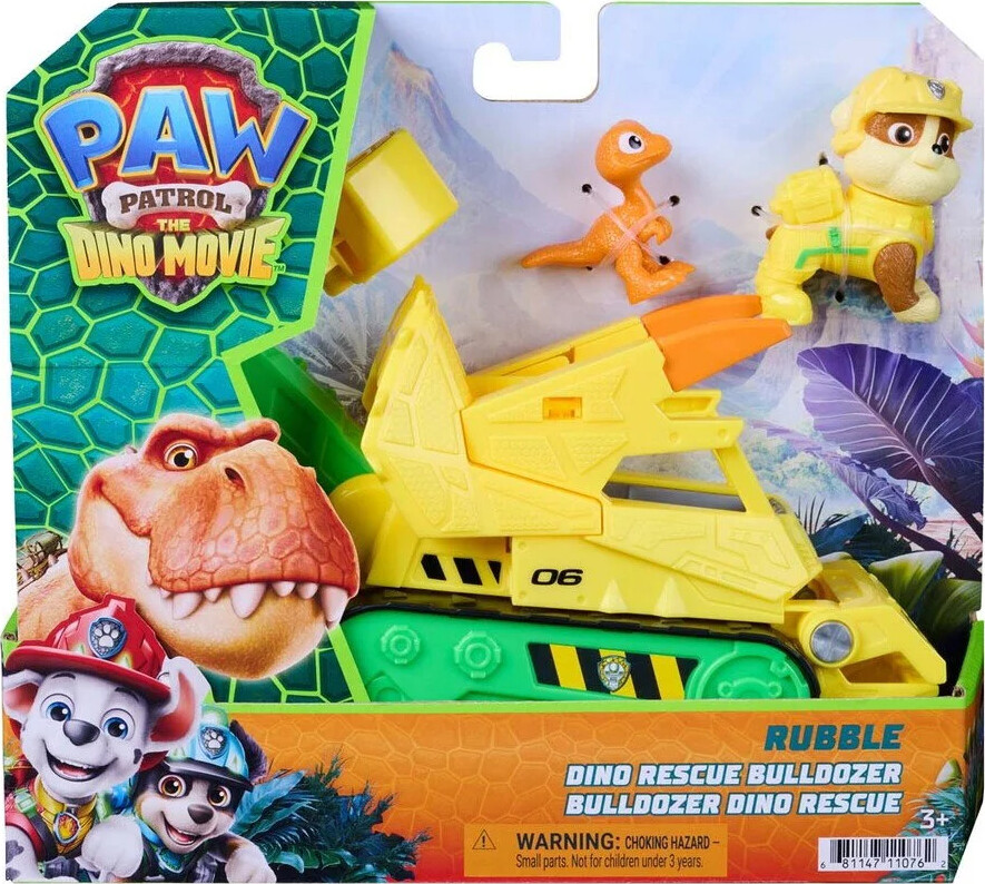 Paw Patrol - Movie 3 Dino Theme Vehicle Rubble (6075771)