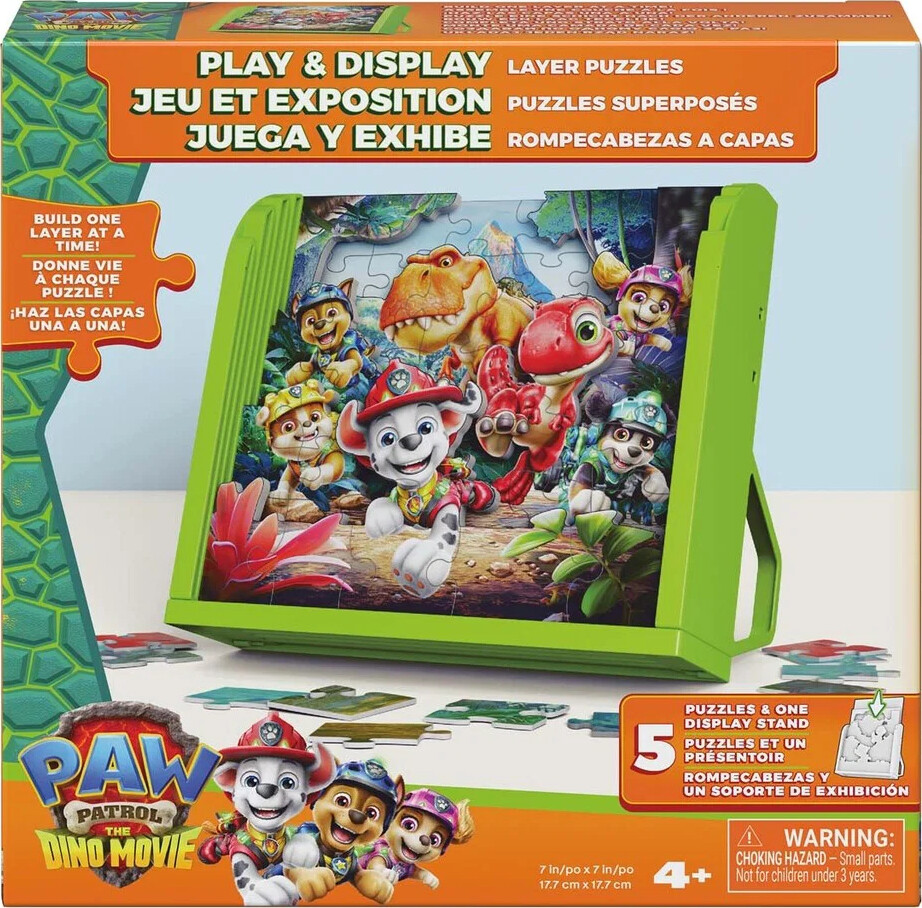 Paw Patrol Movie 3 Layer & Display Puzzle