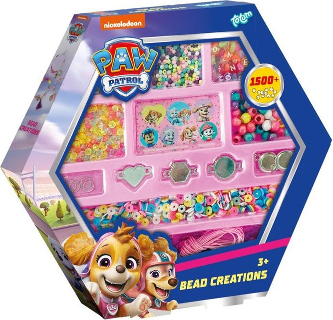 Paw Patrol - Perlesæt Til Smykker - Over 1500 Dele