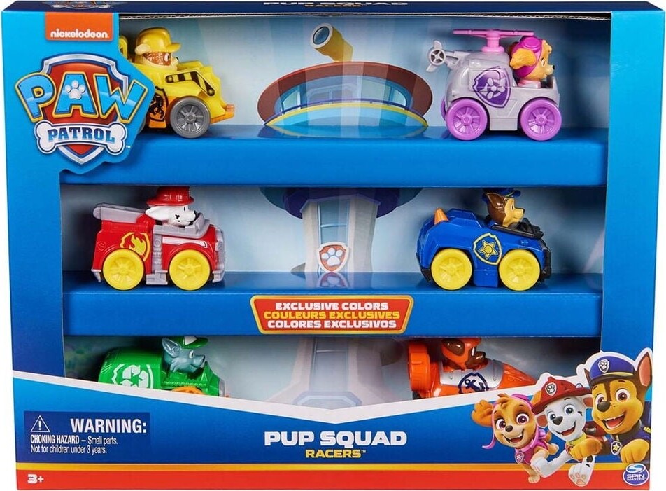 Paw Patrol Pup Squad Racer 6 Gavesæt