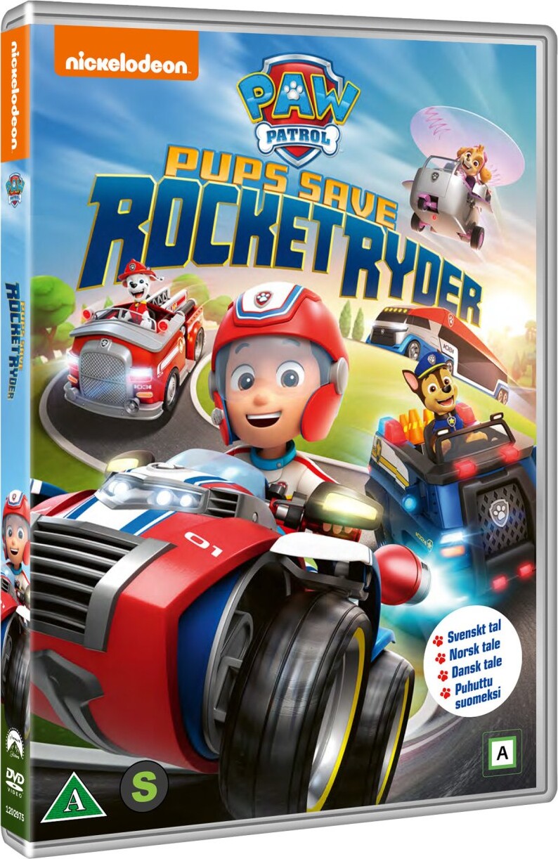 Paw Patrol - Pups Save Rocket Ryder DVD Film → Køb her - Gucca.dk